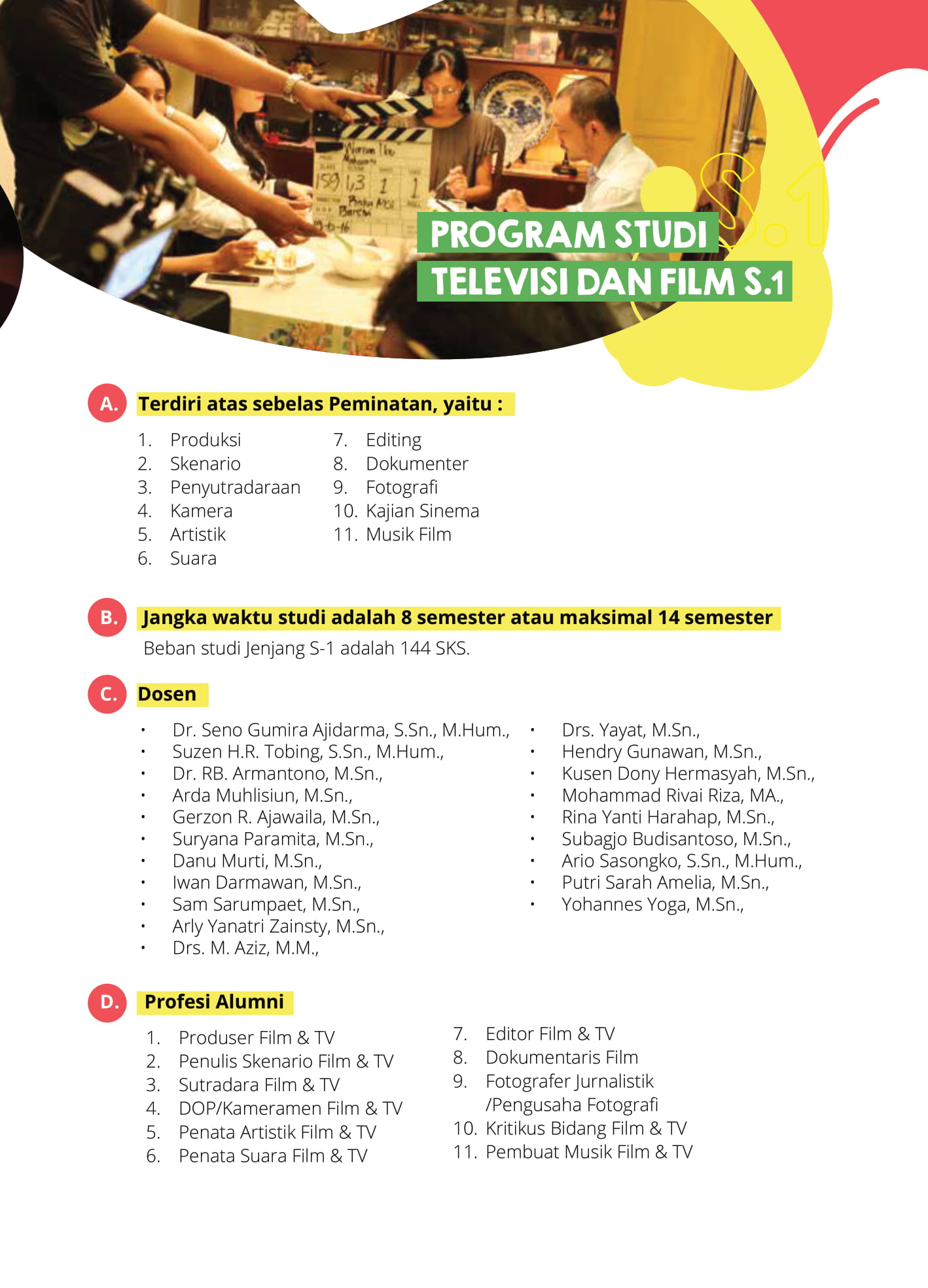 Profil Fakultas Film dan Televisi IKJ - Institut Kesenian Jakarta
